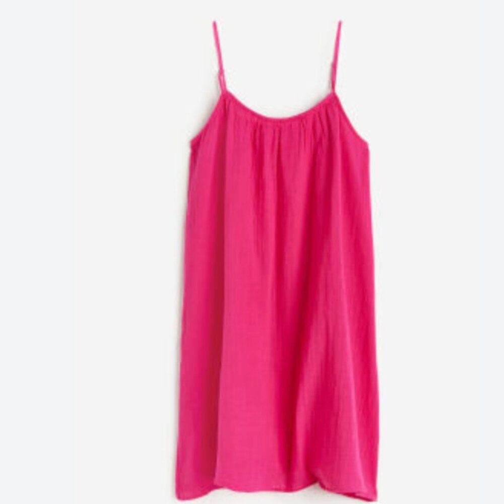 H&M Hot Pink Short Summer Dress, Size Medium